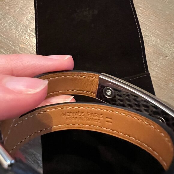 Hermes Women's Rivale Double Tour Bracelet - Picture 6 of 7